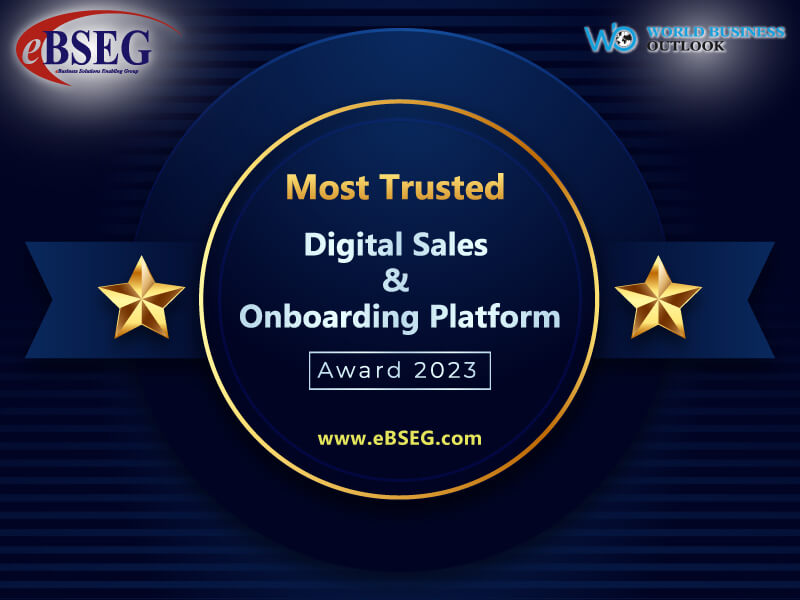 Most Trusted Digital Sales and Onboarding Platform Award